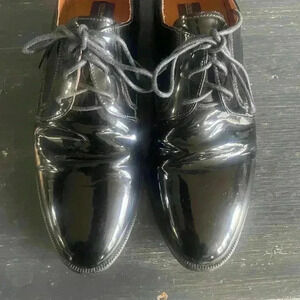 Giorgio Brutini Mens Black Patent Leather Dress Shoes 7.5 D